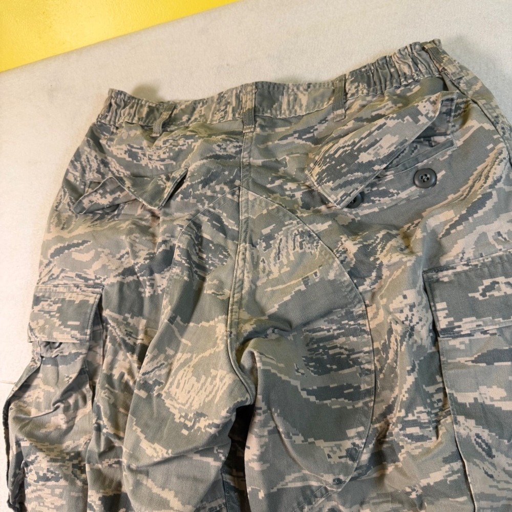 US Air Force DSCP ABU Tiger Stripe Camo Cargo Pants Mens 34R Digital USAF 7091